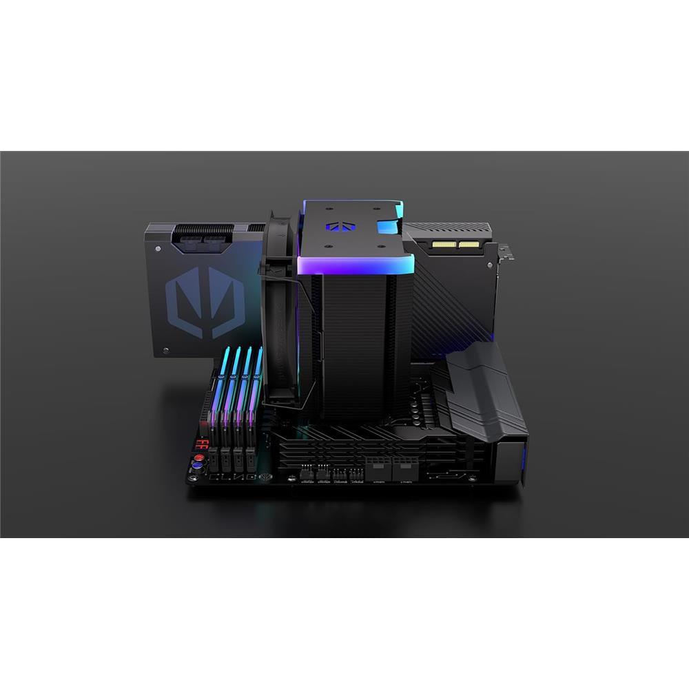 ENDORFY Fortis 5 Black ARGB CPU-Kühler, Beleuchtet, inklusive Wärmeleitpaste | EY3A014