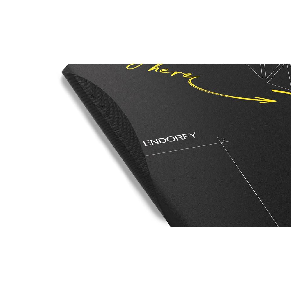 ENDORFY Floor Pad, Bodenschutzmatte, 110 cm, runde Bodenmatte, rutschfeste Stuhlunterlage