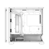 ASUS A23 PLUS TG ARGB White microATX PC Gehäuse mit 4 ARGB Lüftern und Glasfront