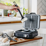 Camry CR 3086 Waffeleisen Schwarz Antihaftbeschichtet 6 Bräunungsstufen LED Anzeige