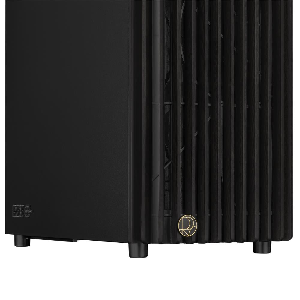 ASUS ProArt PA401 Wood Edition Metal Panel ATX PC Gehäuse mit 160 mm Lüftern und USB 20Gbps