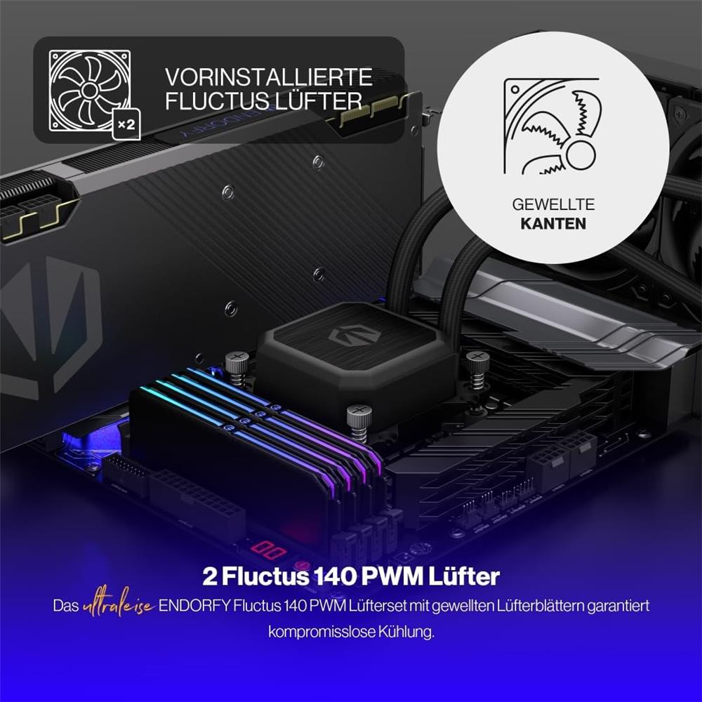 ENDORFY Navis F280 AiO-Wasserkühlung, 280mm Radiator, PWM-Pumpe | EY3B002