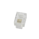 LogiLink RJ11-Modularstecker, 6P4C, ungeschirmt, 100 Stück