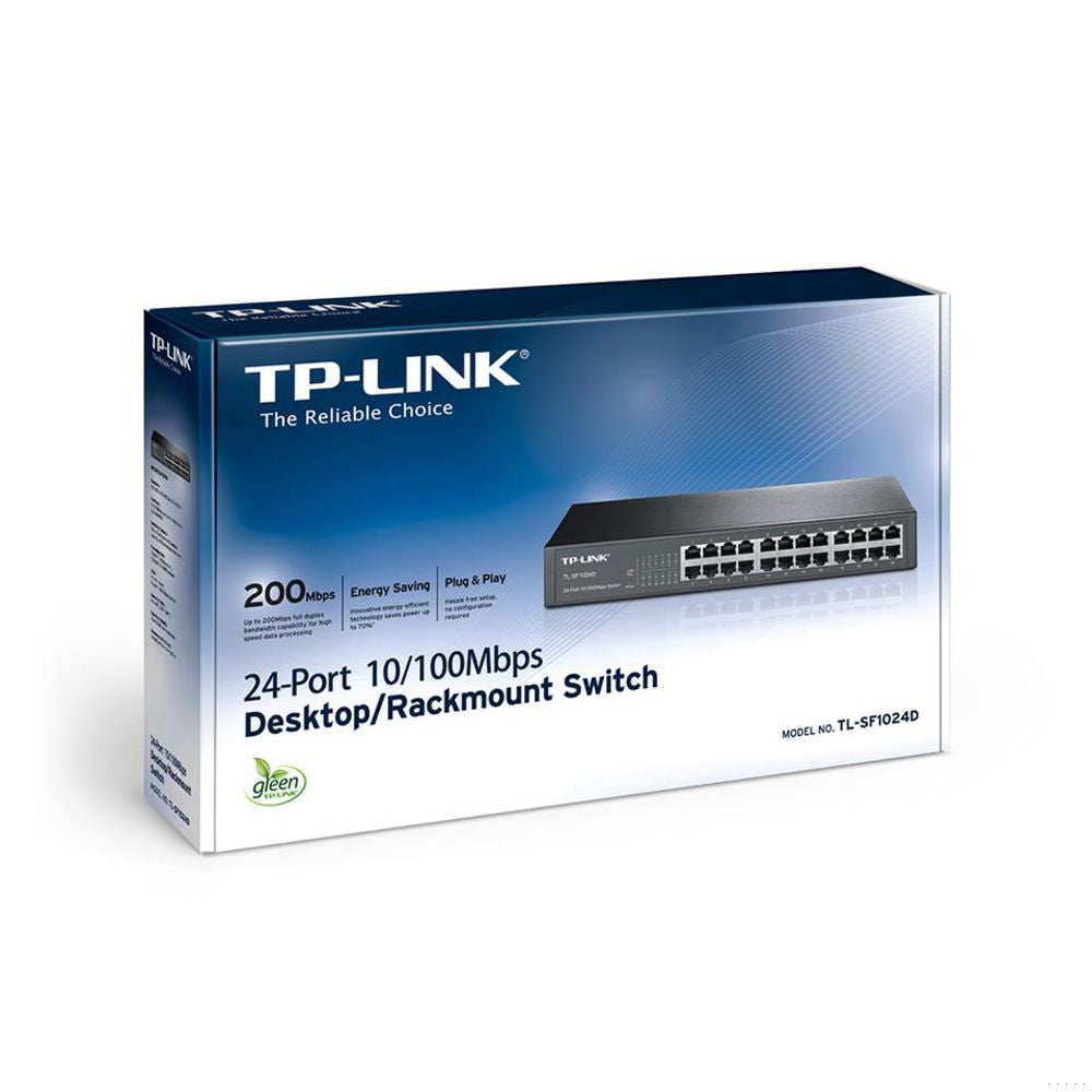 TP-Link TL-SF1024D 24-port 100Mbit/s Rackmount Switch