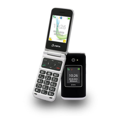 Olympia VITUS 4G Klapphandy Großtasten Bluetooth Schwarz