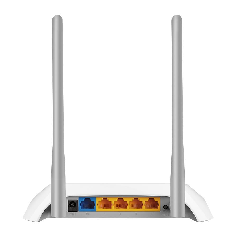 TP-Link TL-WR840N N300 WLAN Router 300Mbit/s 2,4GHz, 4x 10/100Mbit/s LAN Ports, IPv6, WPS, weiß