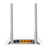 TP-Link TL-WR840N N300 WLAN Router 300Mbit/s 2,4GHz, 4x 10/100Mbit/s LAN Ports, IPv6, WPS, weiß