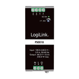 LogiLink Hutschienen-Netzteil – 240 W, 48 V, für TS-35 DIN Rail