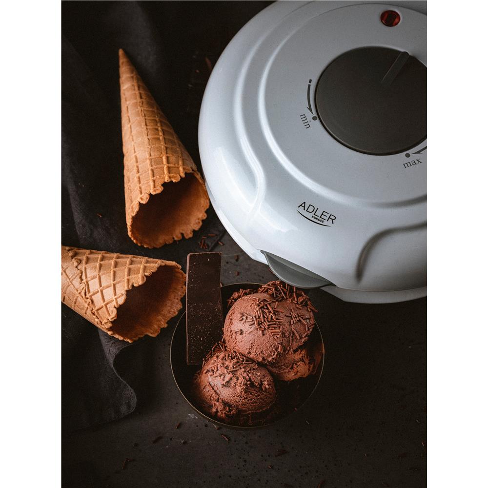 Adler AD 3038 Waffelmaker für Eistüten 18cm besondere Waffeltüten