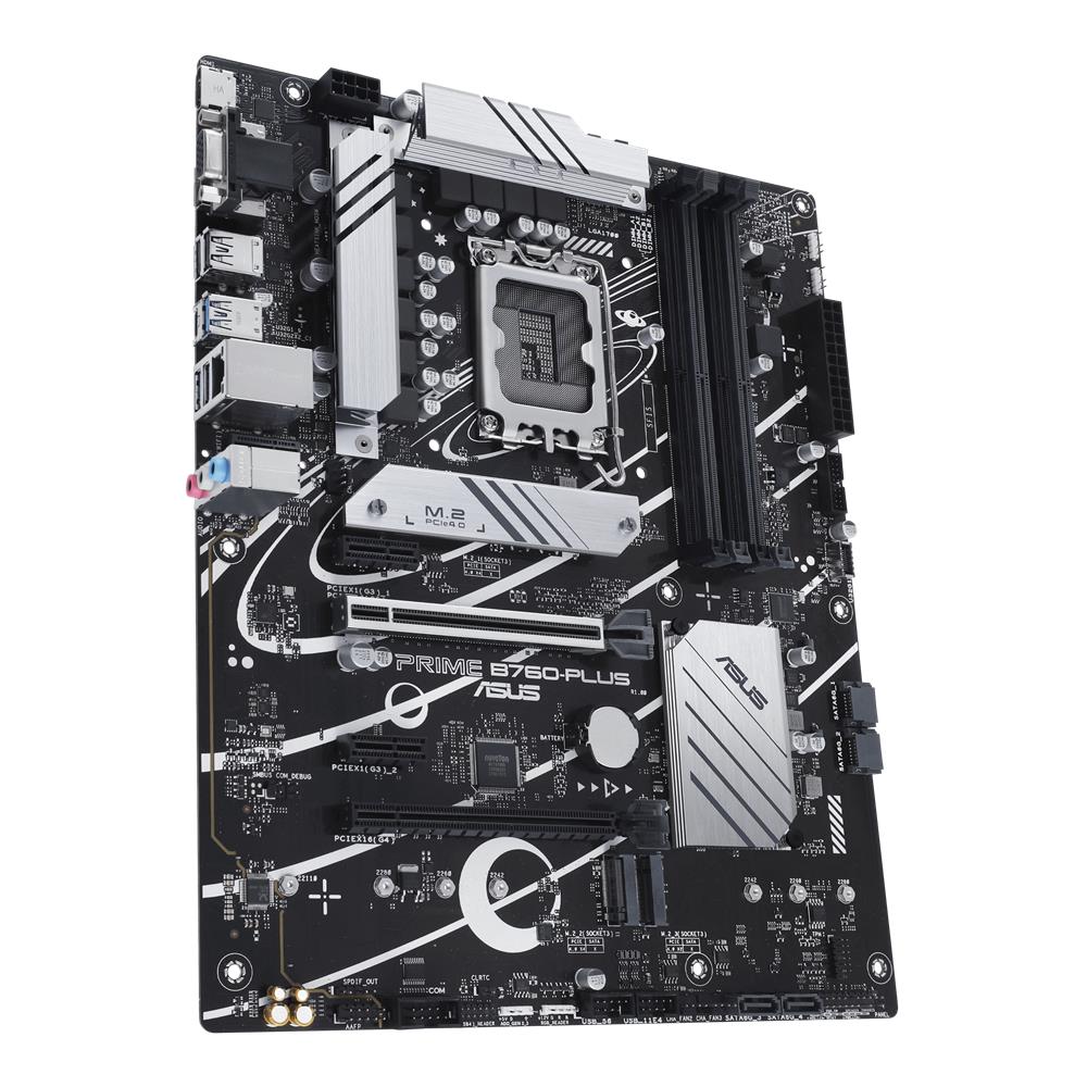 ASUS PRIME B760-PLUS Gaming Mainboard Sockel Intel LGA 1700 (ATX, DDR5, PCIe 5.0, 3x PCIe 4.0 M.2)