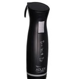 Adler AD 4622 Stabmixer, Pürierstab mit Edelstahlklingen, abnehmbarem Pürieraufsatz, ergonomischem Griff, 300 W, für Suppen, Saucen und Smoothies, Schwarz