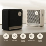 Edifier ES20 Bluetooth Lautsprecher, Creme - RGB-Ambientebeleuchtung, bis zu 15h Akku, wasserdicht IP67