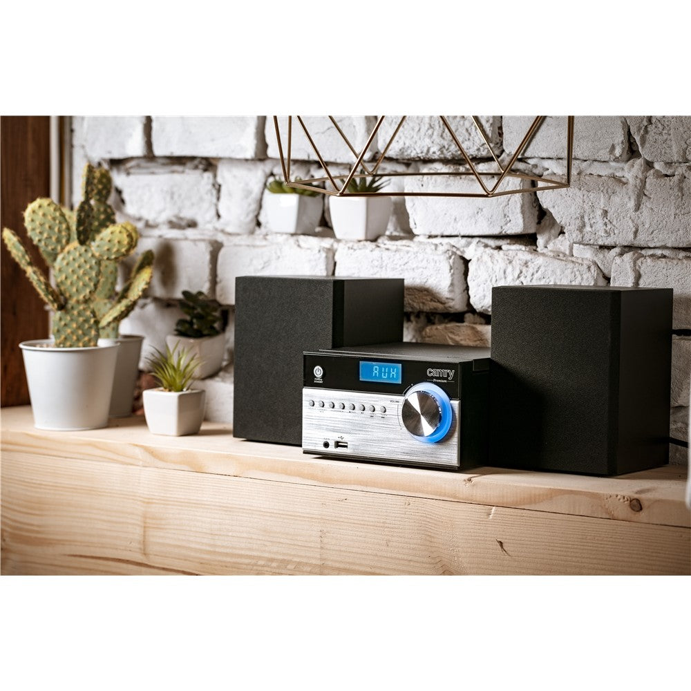 Camry CR 1173 Mini HiFi Anlage mit CD Player, Schwarz