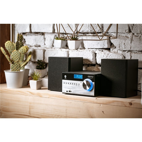 Camry CR 1173 Mini HiFi Anlage mit CD Player, Schwarz