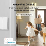 TP-Link Tapo S220 – Smarter Lichtschalter (2-fach), ohne extra Stromanschluss