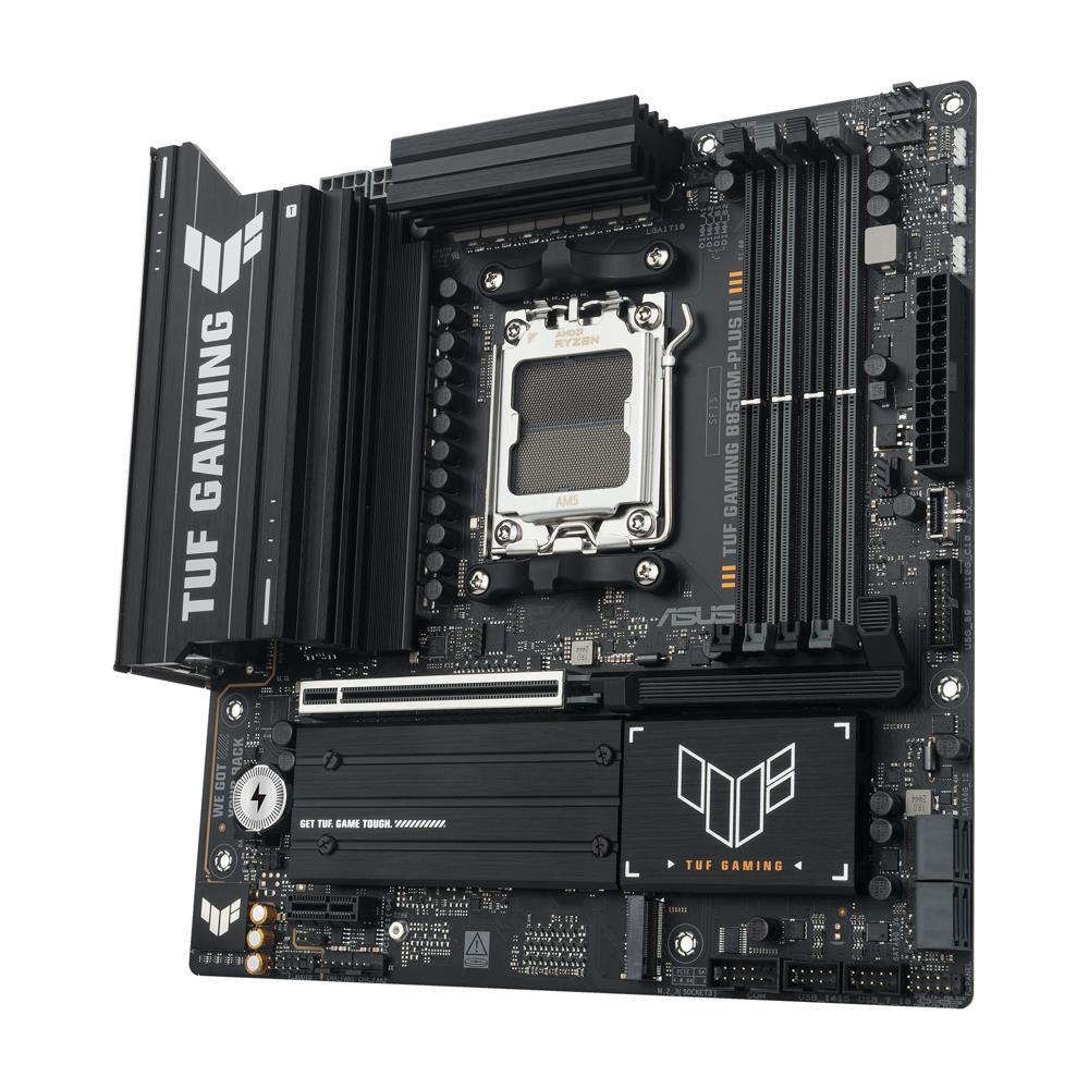 ASUS TUF GAMING B850M-PLUS II Mainboard AM5 micro ATX DDR5 PCIe 5.0 Aura Sync
