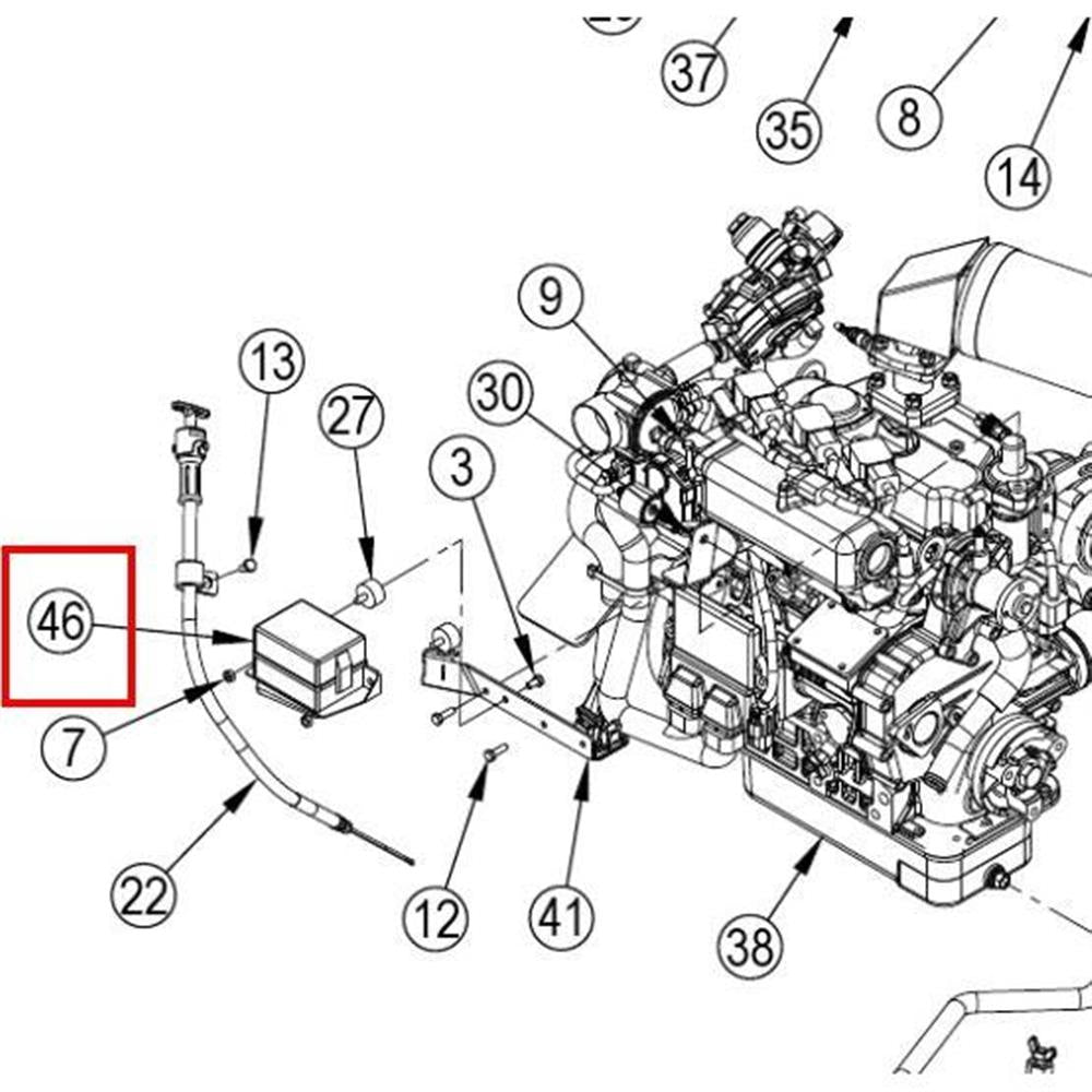 Nilfisk Original 56511562 Harness Engine Intermediate Zwischenstufe