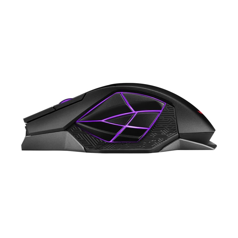 ASUS ROG Spatha X Gaming Maus kabellos kabelgebunden magnetische Ladestation 19.000 dpi Aura Sync