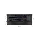 ENDORFY Omnis Wireless Tastatur DE Layout Kailh Red mit Handauflage