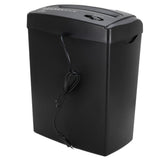 Adler AD 1038 Aktenvernichter Schwarz P4 10 Blatt 21L 330W für Papier CD Kreditkarten A4