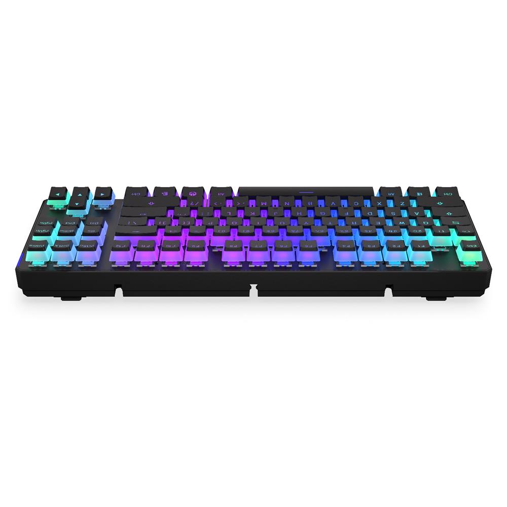 ENDORFY EY5A119 - Keyboards (US) Thock Wireless TKL Pud Kailh RD, Tastatur, Schwarz, Beleuchtet, kabellos, ENG-Layout