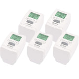 Olympia HT 430‑22 Heizkörperthermostat – Energiespar-Thermostat programmierbar (5er Set)