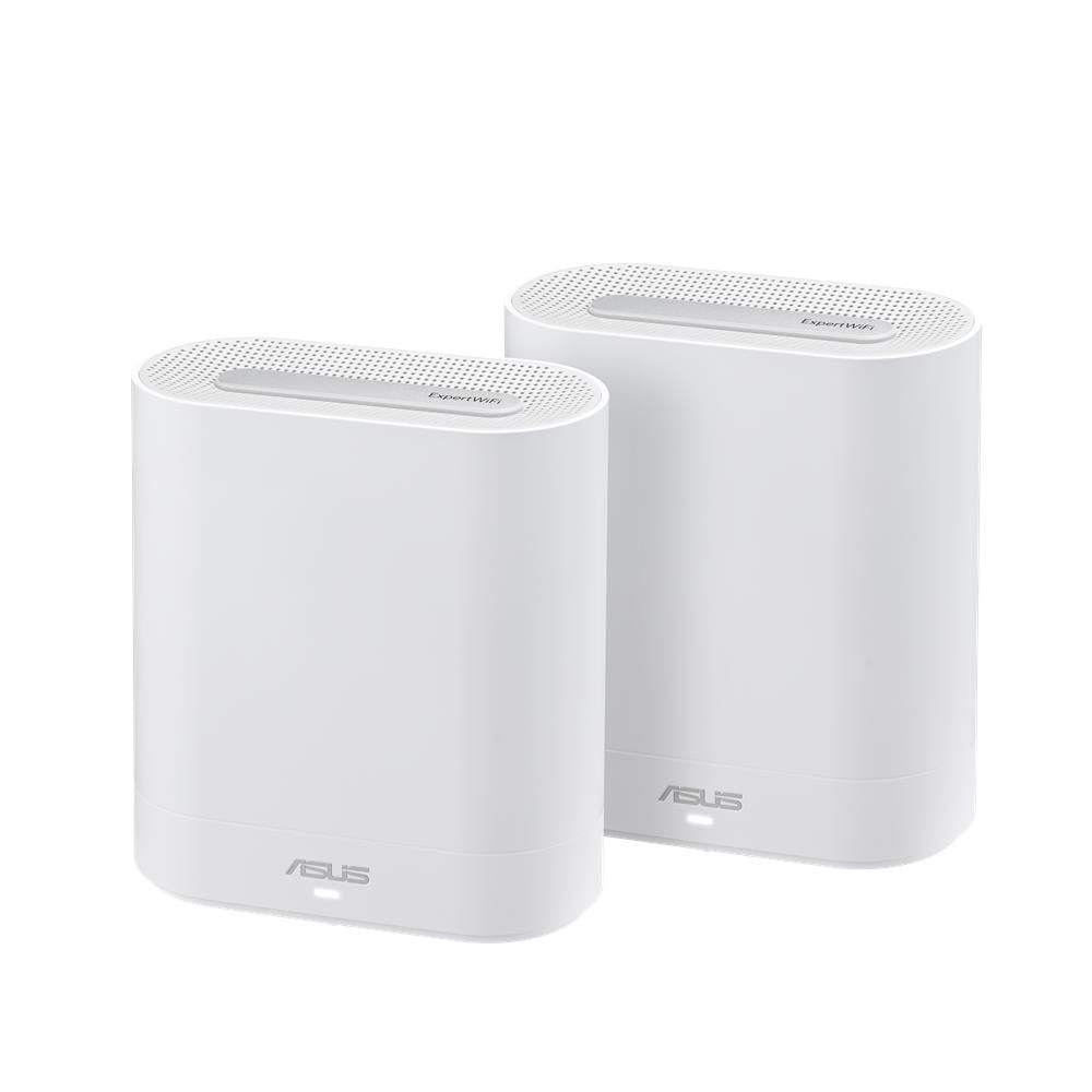 ASUS ExpertWifi EBM68 Tri-Band WiFi 6 Router Mesh System 2er Set, geeignet für Unternehmen