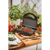 Camry CR 3063 Sandwichmaker 3-in-1, Kontaktgrill und Nusskuchen-Maker, wechselbare Antihaft-Platten, 750 W, Cool-Touch-Griff, vertikal lagerbar, Schwarz-Silber