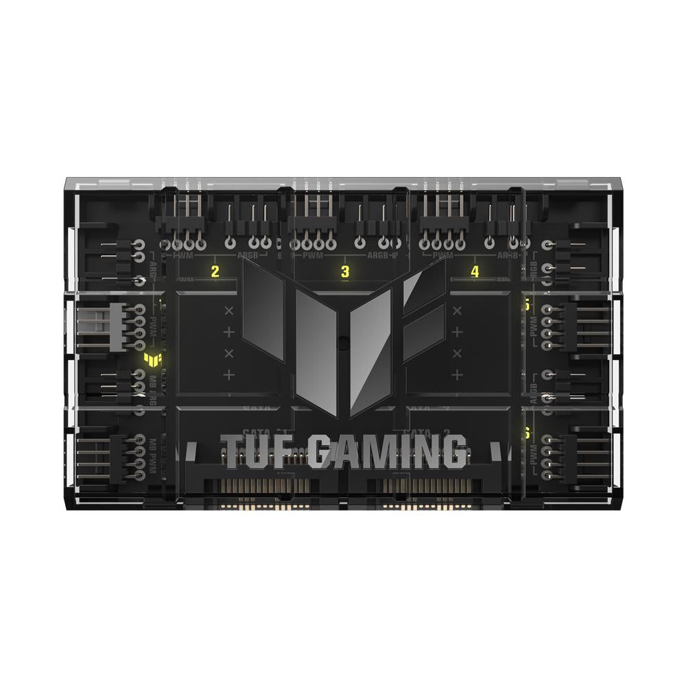 ASUS TUF Gaming ARGB PWM Lüfter Hub mit 6 Ports und magnetischer Befestigung