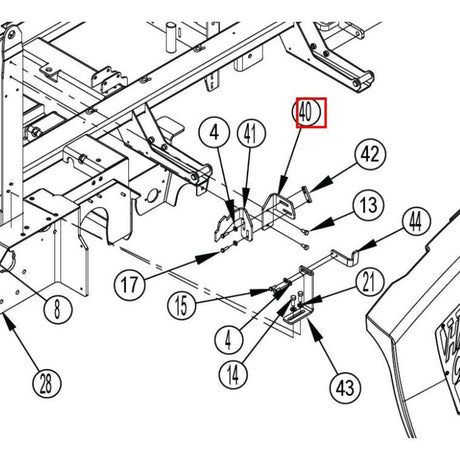 Nilfisk Original 56511172 Bracket Halterung