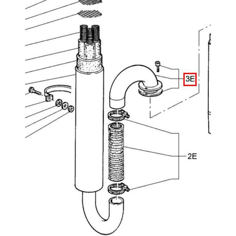 Nilfisk Original 40000611 Kit Blowing-Verbindung D100 Ersatzteil