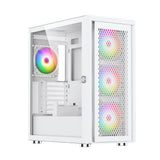 Silentware Air 100 White – Midi Tower mit Mesh-Front, Glas-Seitenfenster & 4 A-RGB Lüftern