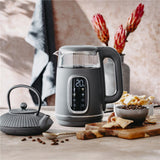 Adler AD 1305 Glas-Wasserkocher mit Temperaturregelung, LED-Anzeige, 1,7 L, 2200 W