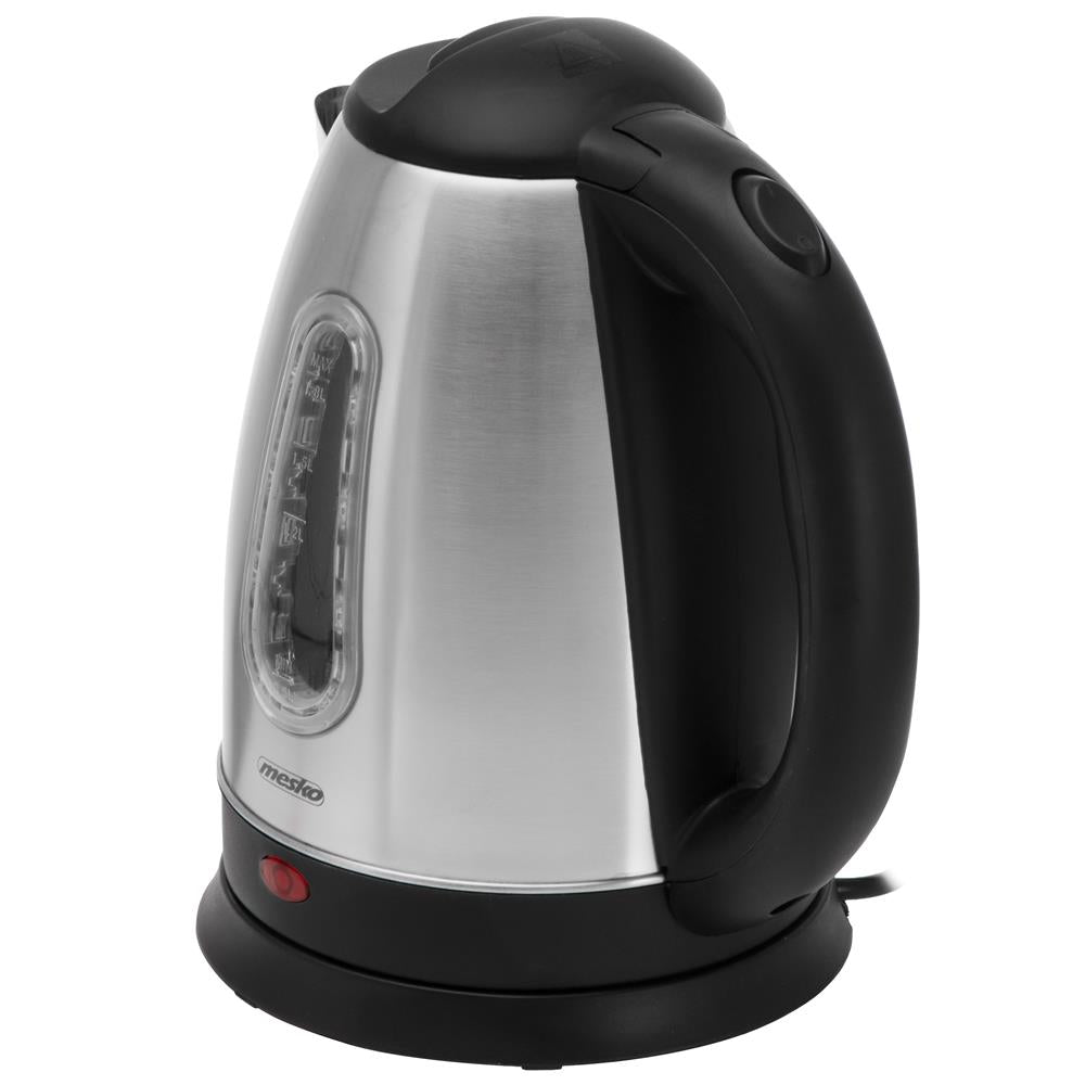 Mesko MS 1353 Wasserkocher – Edelstahl, 1,8 L, Trockenkochschutz & automatische Abschaltung