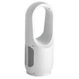 Adler AD 7343 USB-Tischventilator ohne Rotorblätter, kabellos, leise, mit Akku, LED-Display und 3 Geschwindigkeitsstufen, modern, Weiß