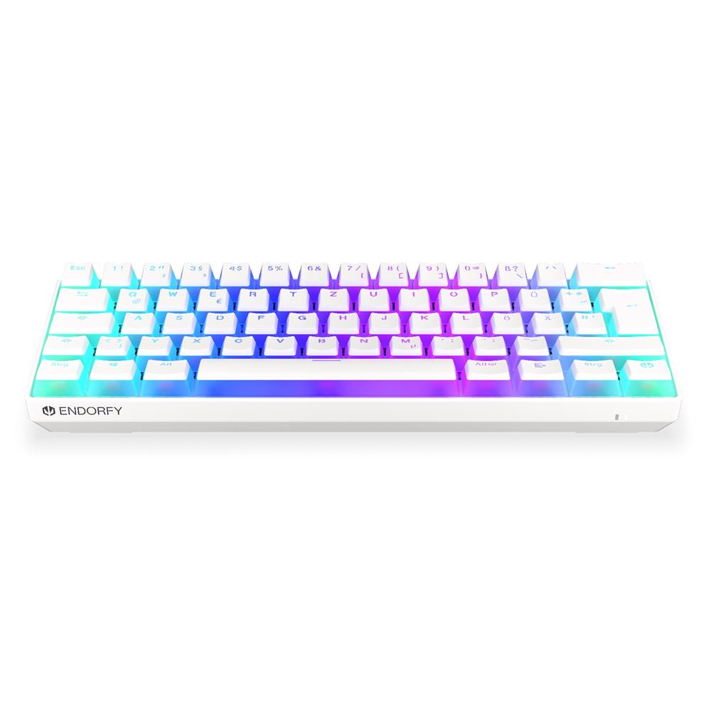 ENDORFY Thock Compact Wireless DE Kailh Box Black Onyx White Pudding, Tastatur, DE-Layout, Weiß, Kabellos