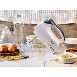 Adler AD 4201 Handmixer in Weiß/Grau, 300 Watt, mit 5 Geschwindigkeiten