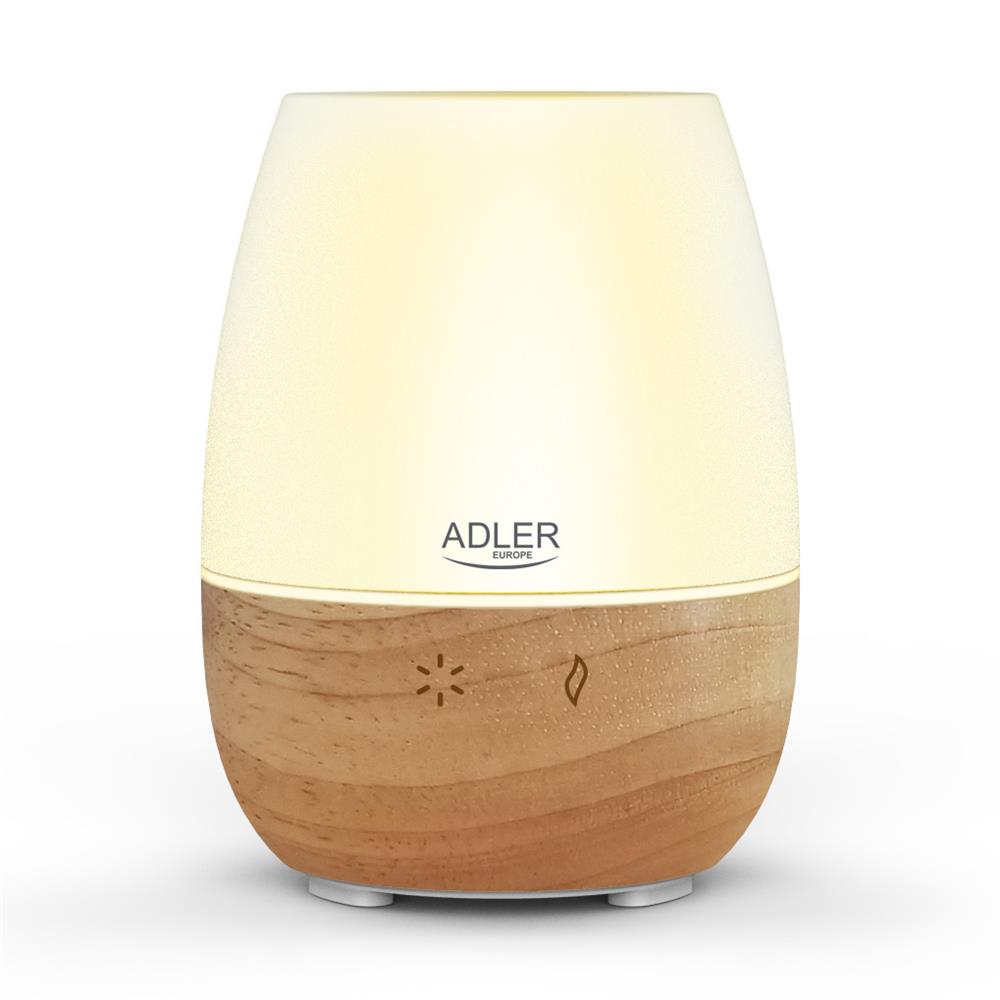 Adler AD 7967 Ultraschall Aroma Diffuser 3in1 für Ätherische Öle USB 7 Farben