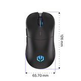 ENDORFY Gem Plus Wireless, Leichte kabellose Gaming-Maus (74 g), 26000 DPI, Schwarz | EY6A013