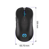 ENDORFY Gem Plus Wireless Gaming Maus kabellos 26000 DPI leicht 74 g Schwarz