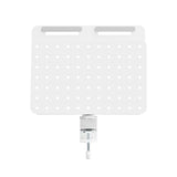LogiLink Lochplatten-Organizer, Klemmmontage, Weiß, 36,2×15,8×44,5 cm