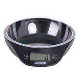 Mesko MS 3164 Digitale Küchewaage mit Schüssel Schwarz 700ml max. 5kg LCD-Display