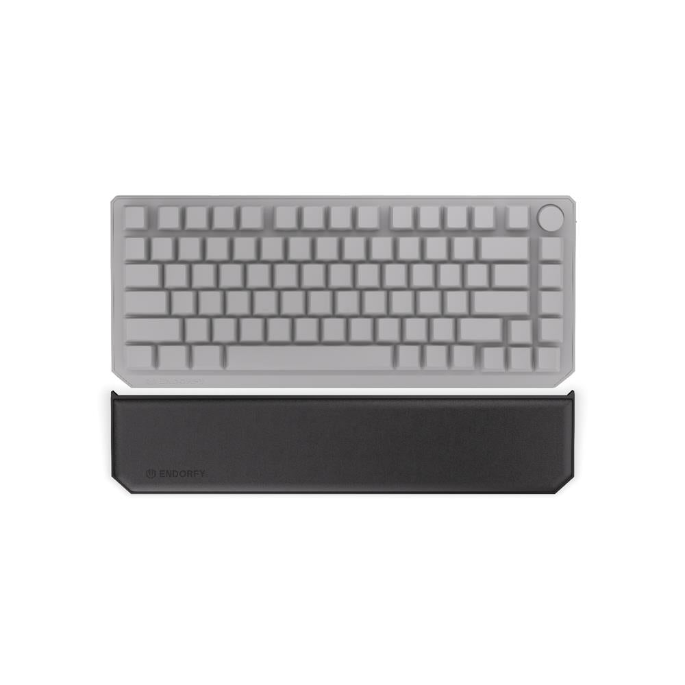 ENDORFY Thock 75% Palm Rest, schwarze Handballenauflage, Magnetische Befestigung