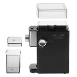 Adler Burr Kaffeemühle AD 4448 schwarz Kaffee Mühle elektrisch Kaffeesatz Kaffeebohne Kaffeebehälter Gummifüße