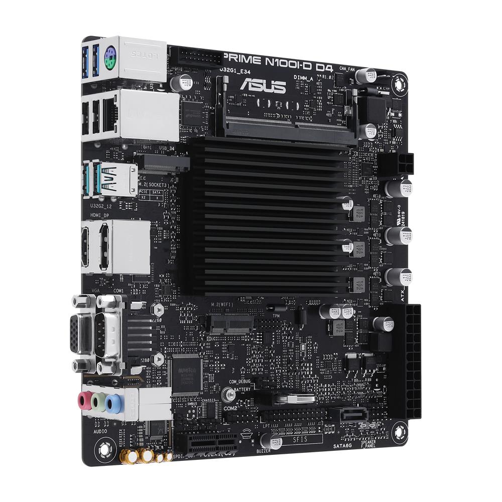 ASUS Prime N100I-D D4 Mainboard Intel N100 (Intel N100 Prozessor, PCIe 3.0, USB 3.2, M.2, DDR4)