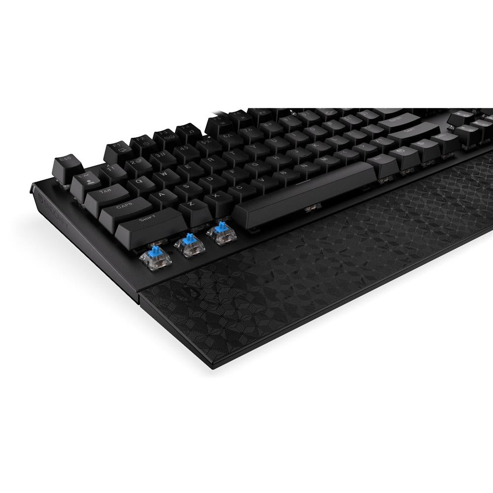 ENDORFY Omnis Blue, Mechanische Tastatur, Handballenauflage, US-Layout (QWERTY), mechanische Schalter in Kailh Blue