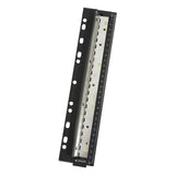 GENIE Taschenlocher PP4M, Vierfach Locher zum Abheften, schwarz