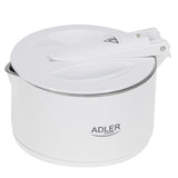 Adler AD 1377 Reise Wasserkocher 0,6 L faltbares Silikongehäuse Camping weiß