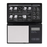 Adler AD 3176 Präzisionswaage Taschenwaage Feinwaage beleuchtete LCD Anzeige schwarz