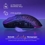 ENDORFY LIX Wireless, Leichte kabellose Gaming-Maus (69 g), 16000 DPI, Schwarz | EY6A008